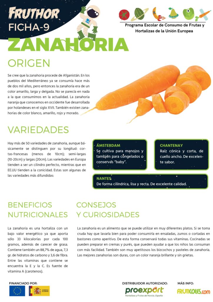 cartel zanahoria